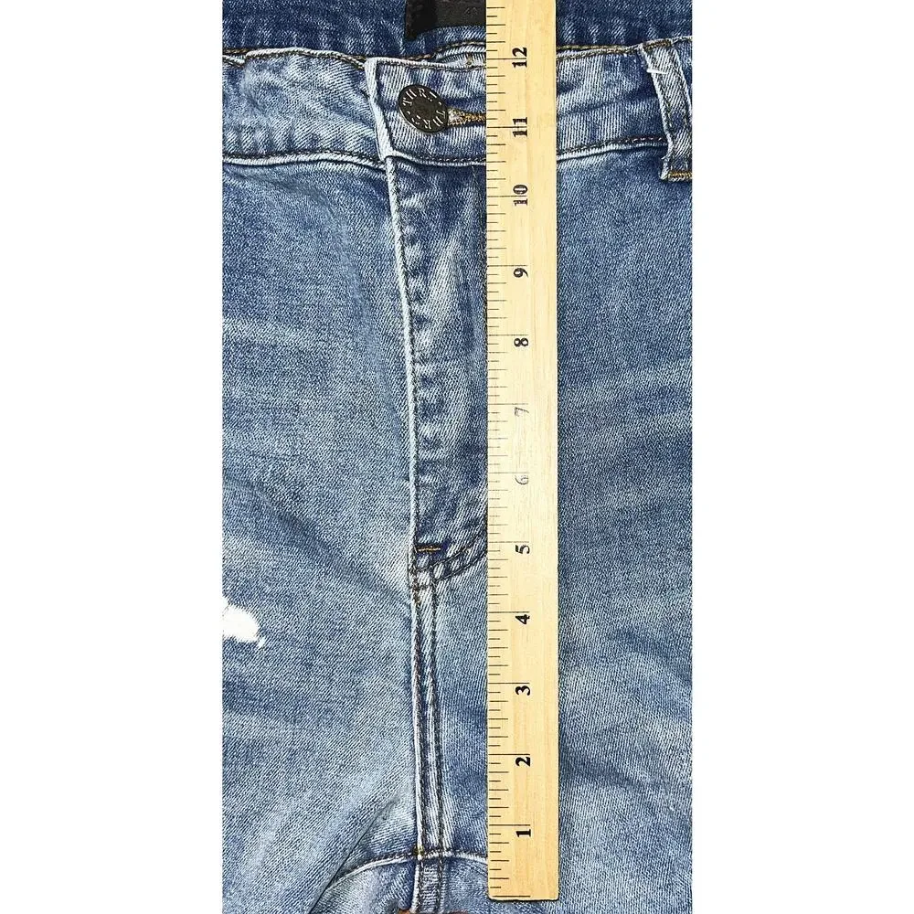 THRT Dreamer Distressed High-Rise Straight Leg Stretch Jeans Men's 40X30